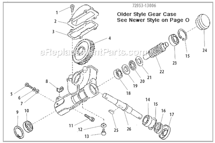 Page H Diagram and Parts List for  Shindaiwa Power Broom