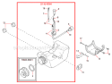 Part Location Diagram of A369000440 Shindaiwa Fuel Filter