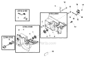 Crankcase Diagram and Parts List for  Shindaiwa Chainsaw