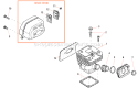 Part Location Diagram of A130002080 Shindaiwa Cylinder