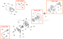 Page F Diagram and Parts List for  Shindaiwa Chainsaw