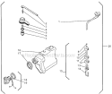 Tanks Diagram and Parts List for  Shindaiwa Chainsaw