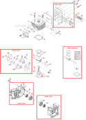 Page A Diagram and Parts List for  Shindaiwa Brush Cutter