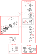 Page L Diagram and Parts List for  Shindaiwa Brush Cutter