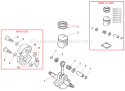 Page D Diagram and Parts List for  Shindaiwa Brush Cutter