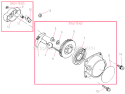 Part Location Diagram of A051001660 Shindaiwa Recoil Starter Assembly
