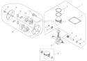 Piston, Clutch Diagram and Parts List for 9014161-9099999 Shindaiwa Brush Cutter