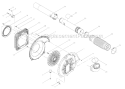 Part Location Diagram of E103000883 Shindaiwa Case, Fan