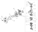 Page F Diagram and Parts List for  Shindaiwa Trimmer