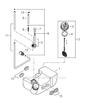 Page H Diagram and Parts List for T16011001001 - T16011999999 Shindaiwa Water Pump