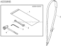 Page K Diagram and Parts List for  Shindaiwa Trimmer