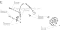 Page E Diagram and Parts List for  Shindaiwa Trimmer