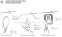 Page K Diagram and Parts List for  Shindaiwa Trimmer