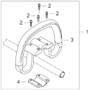 Page M Diagram and Parts List for  Shindaiwa Trimmer