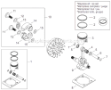 Piston/Clutch Diagram and Parts List for  Shindaiwa