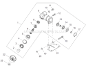 Page K Diagram and Parts List for T242 EVC Shindaiwa Trimmer