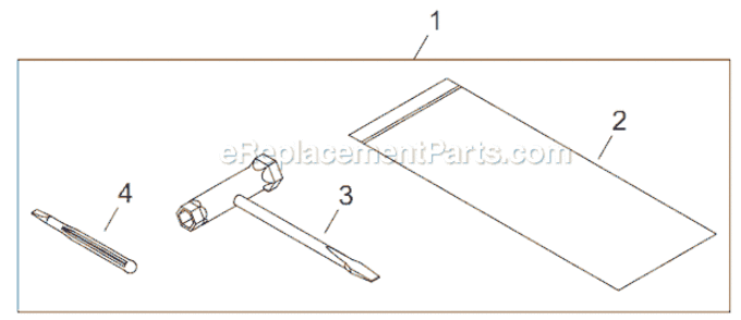 N - Accessories Diagram and Parts List for  Shindaiwa