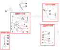 Page K Diagram and Parts List for  Shindaiwa Trimmer