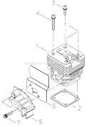 Page A Diagram and Parts List for  Shindaiwa Trimmer