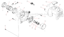 Fan Cover Diagram and Parts List for  Shindaiwa Trimmer