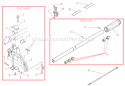 Outer Tube Diagram and Parts List for  Shindaiwa Trimmer