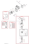 Page G Diagram and Parts List for  Shindaiwa Trimmer
