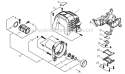 Page B Diagram and Parts List for T14712001001 - T14712999999 Shindaiwa Trimmer