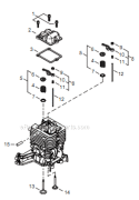 Page D Diagram and Parts List for T14712001001 - T14712999999 Shindaiwa Trimmer