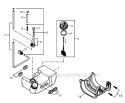 Page H Diagram and Parts List for T14712001001 - T14712999999 Shindaiwa Trimmer