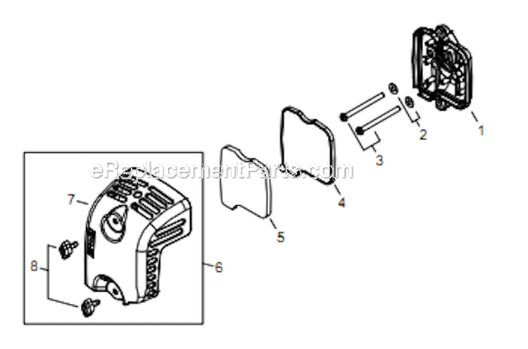 Page J Diagram and Parts List for T14712001001 - T14712999999 Shindaiwa Trimmer