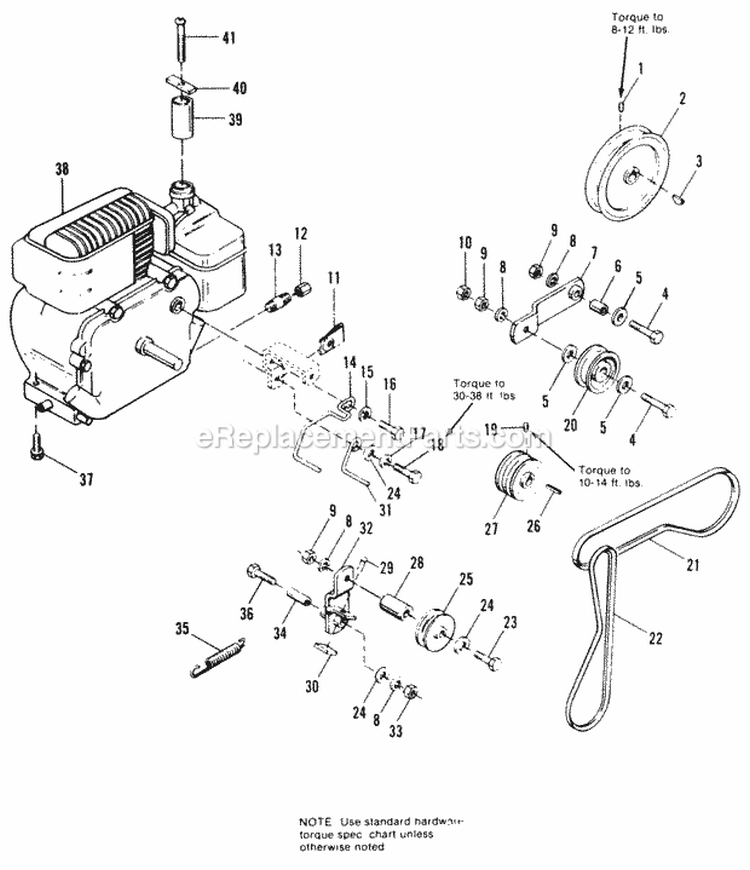 thumbnail image 2 of D&D PowerDrive Heavy Duty Aramid V-Belt Replacement For Simplicity Manufacturing Equipment – 1/2" X 36" OC (4LK/AK34) 2 of 5