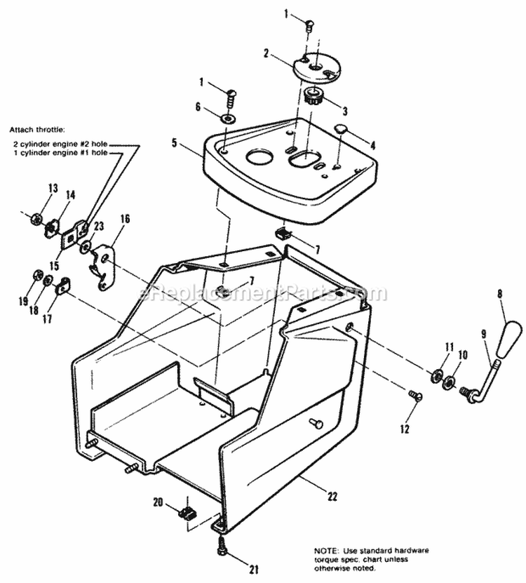 Dash Group Diagram and Parts List for  Simplicity Lawn Tractor