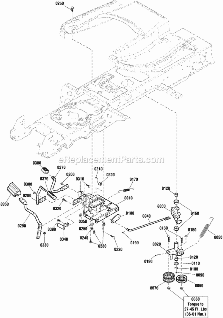 Controls Group (2990883) Diagram and Parts List for  Simplicity Lawn Tractor
