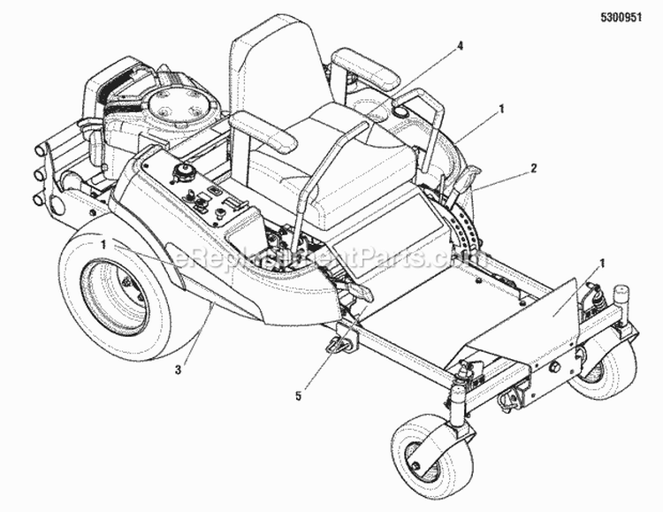 Decals Group - Brand  Model Diagram and Parts List for  Simplicity Lawn Tractor
