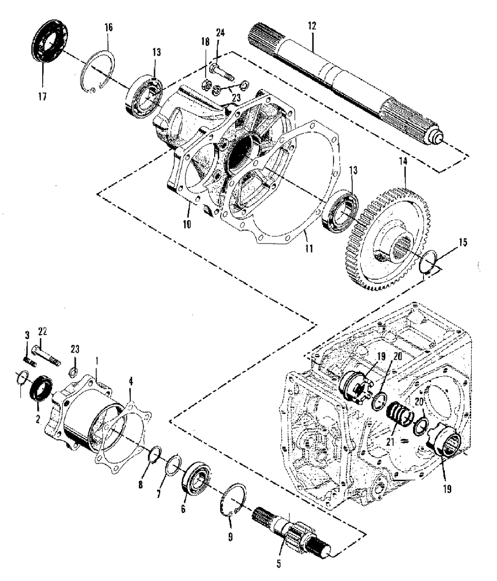 Differential And Final Drive - Rear Axle, R.H. Group (3486i54) Diagram and Parts List for 2097151 Simplicity Lawn Tractor