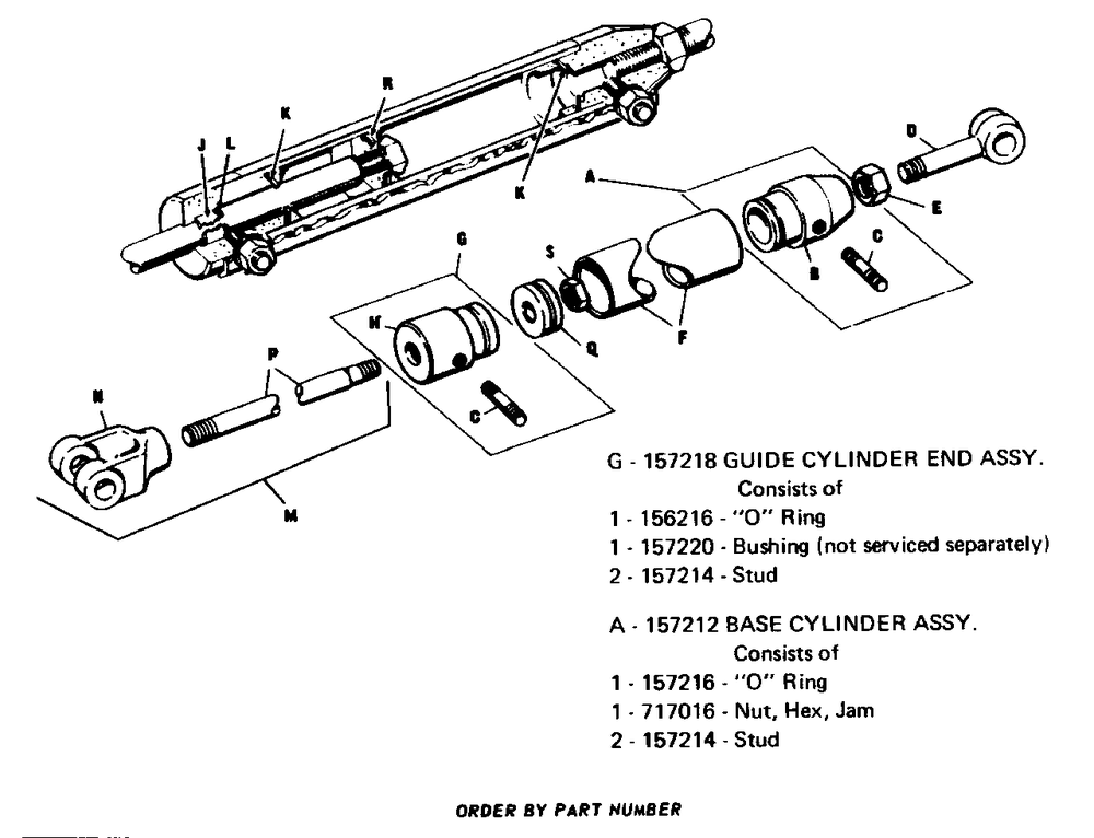 Power Lift Group - Diagram 3 Diagram and Parts List for 990573 Simplicity Lawn Tractor