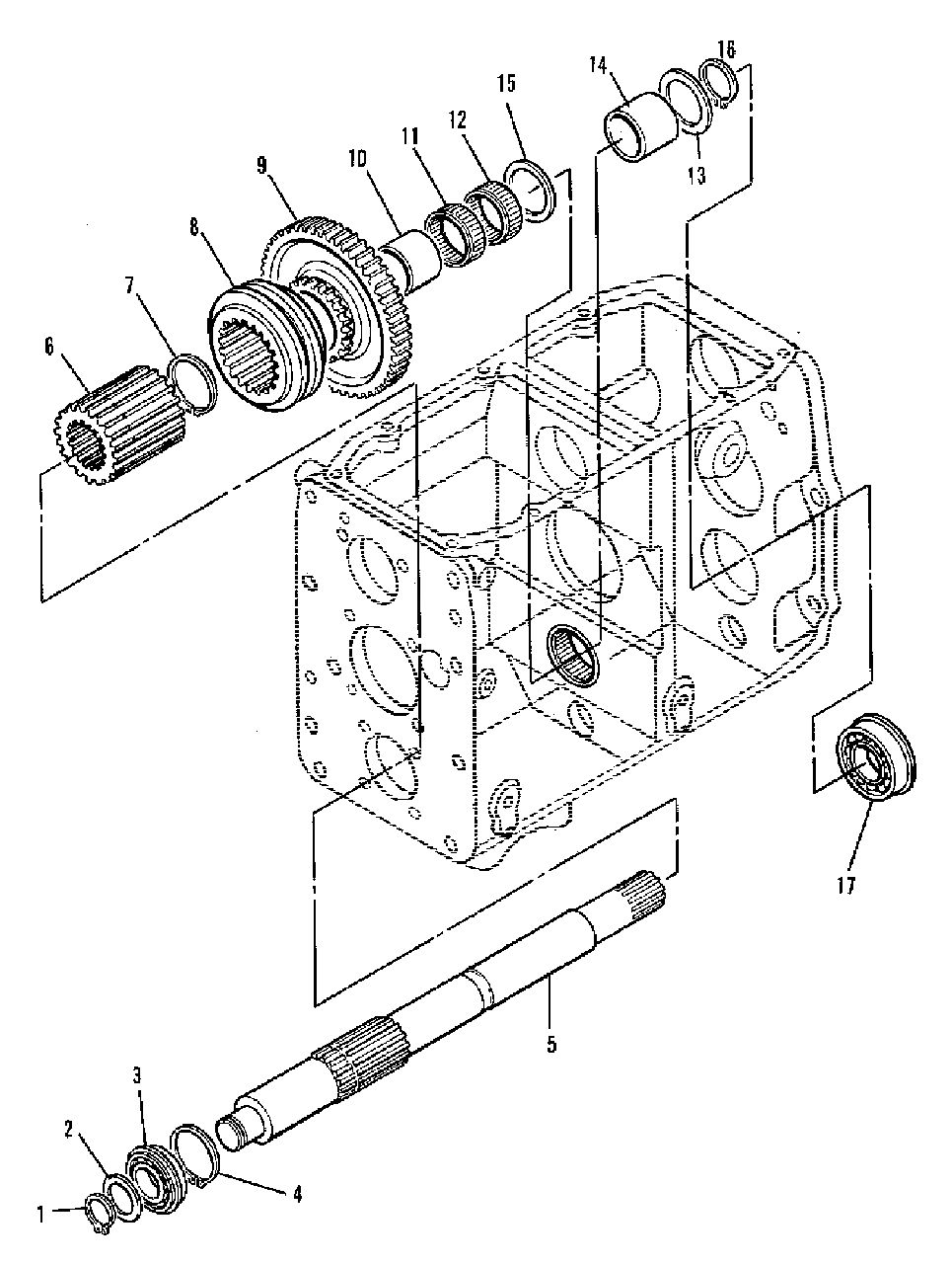 P.T.O. - Shaft And Gear Group (3486i57) Diagram and Parts List for 2097151 Simplicity Lawn Tractor