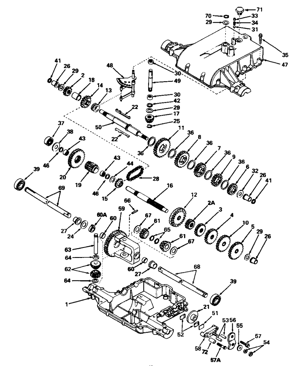 Peerless Model 801-019 Diagram and Parts List for 1690842 Simplicity Lawn Tractor
