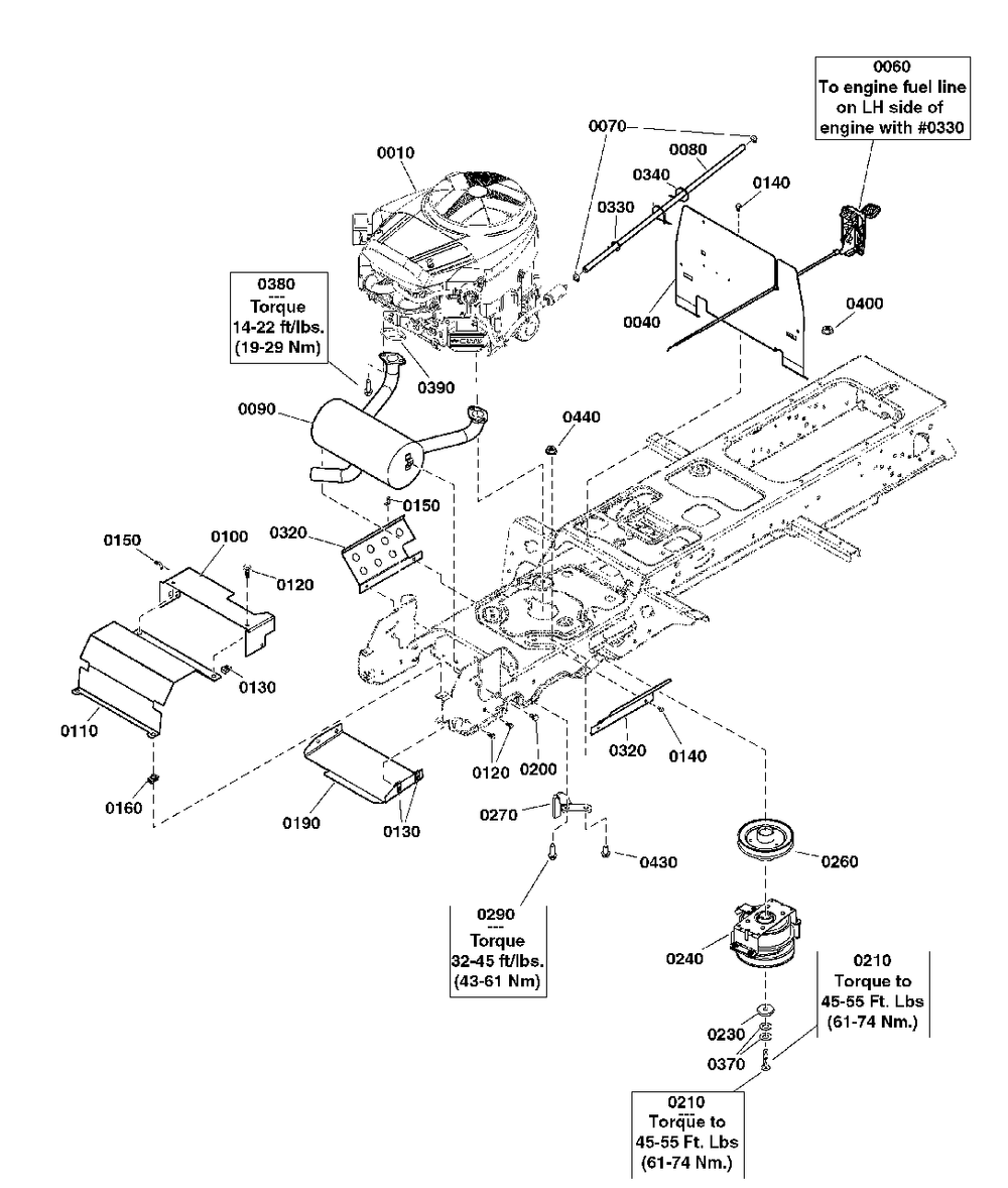 Engine Group - 27 Gross Hp Briggs And Stratton Diagram and Parts List for  Simplicity Lawn Tractor
