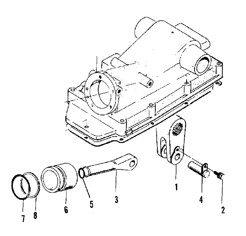 Piston Group (3486i78) Diagram and Parts List for 2097151 Simplicity Lawn Tractor