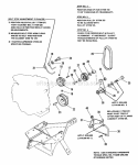 Frame Engine  Drive Group (1003) - Diagram 2 Diagram and Parts List for  Simplicity Tiller