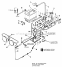 Electrical Group - 7112  7117 Diagram and Parts List for  Simplicity Lawn Tractor