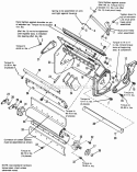 Housing  Impeller Group Diagram and Parts List for  Simplicity Snow Blower