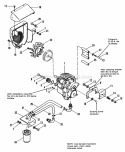 Hydrostatic Pump Group Diagram and Parts List for  Simplicity Lawn Tractor