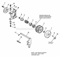 Pto Cone Clutch Group Diagram and Parts List for  Simplicity Lawn Tractor
