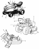 Decal Group - Early Models Diagram and Parts List for  Simplicity Lawn Tractor