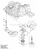 Range Shaft Group Diagram and Parts List for  Simplicity Lawn Tractor