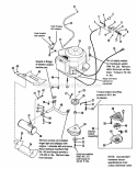 Engine Group - Electric Clutch - 16  18Hp Briggs  Stratton - Early Models Diagram and Parts List for  Simplicity Lawn Tractor
