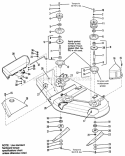Housing  Arbor Group Diagram and Parts List for  Simplicity Lawn Tractor