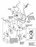 Engine Group - Electric Clutch - 16  18Hp Briggs  Stratton - Later Models Diagram and Parts List for  Simplicity Lawn Tractor